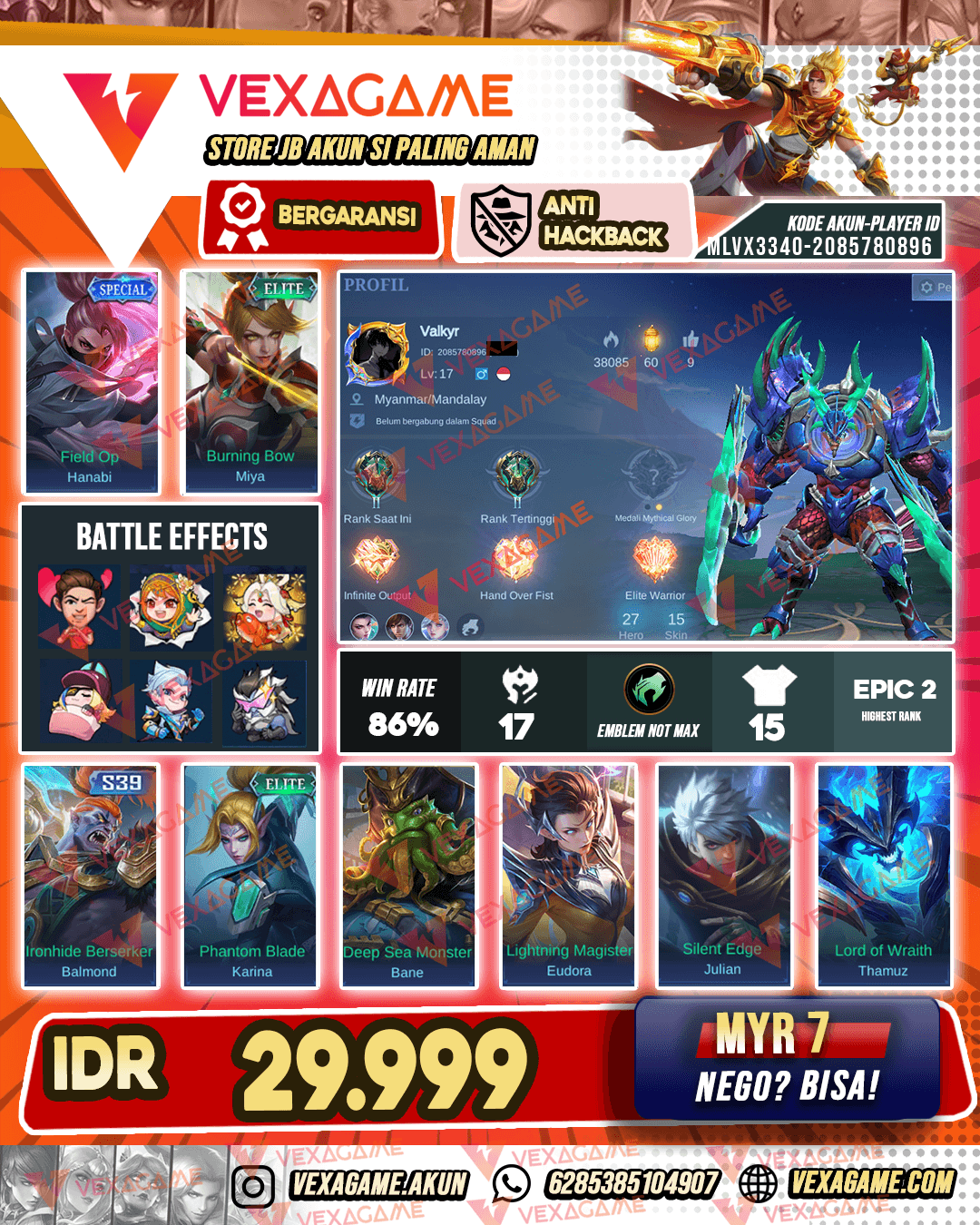 Akun Smur Murah