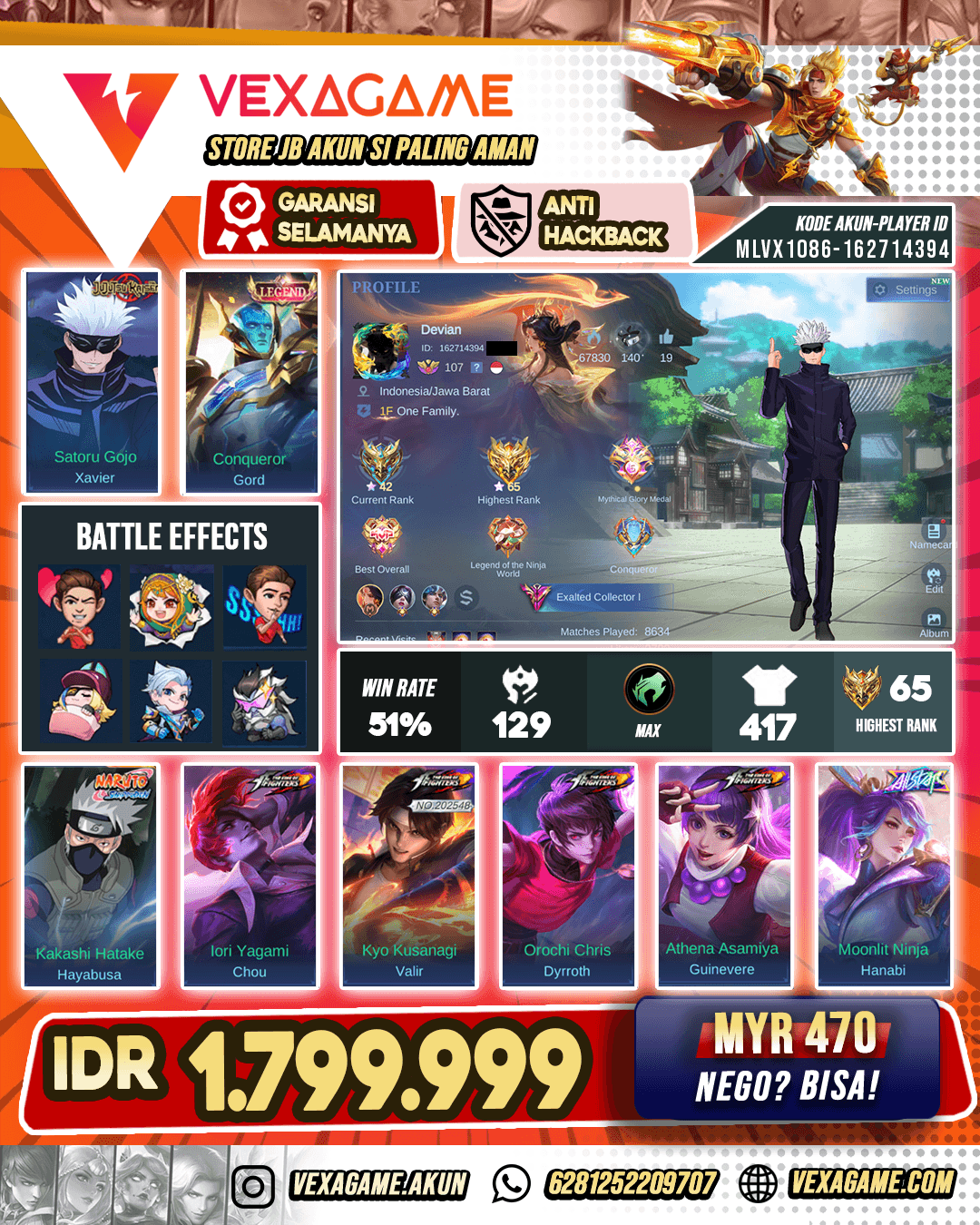 Akun SUltan Cakep | OTW Collector Juragan