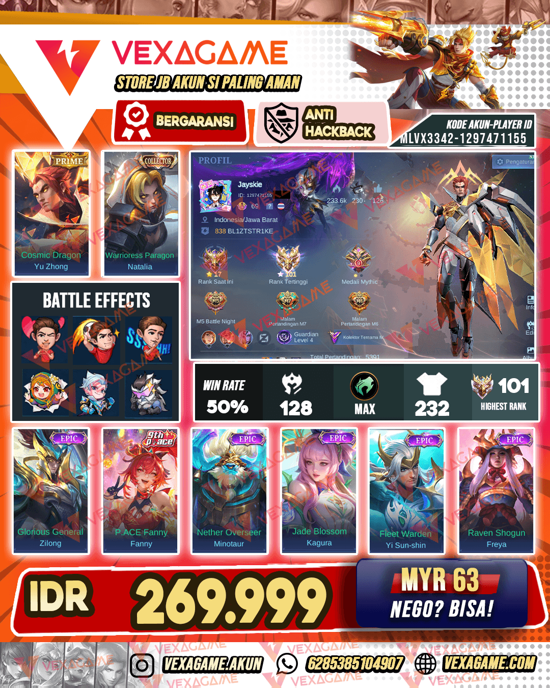 Yu Zhong Prime X Yu Zhong M5 | Emblem MAX | Ex Immortal
