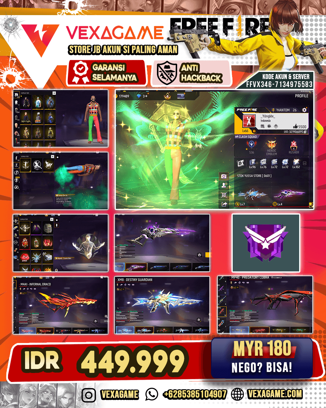 4 EVO 1 MAX | SG 4 Rasa | Vault 400++ | Animasi Lobby ON