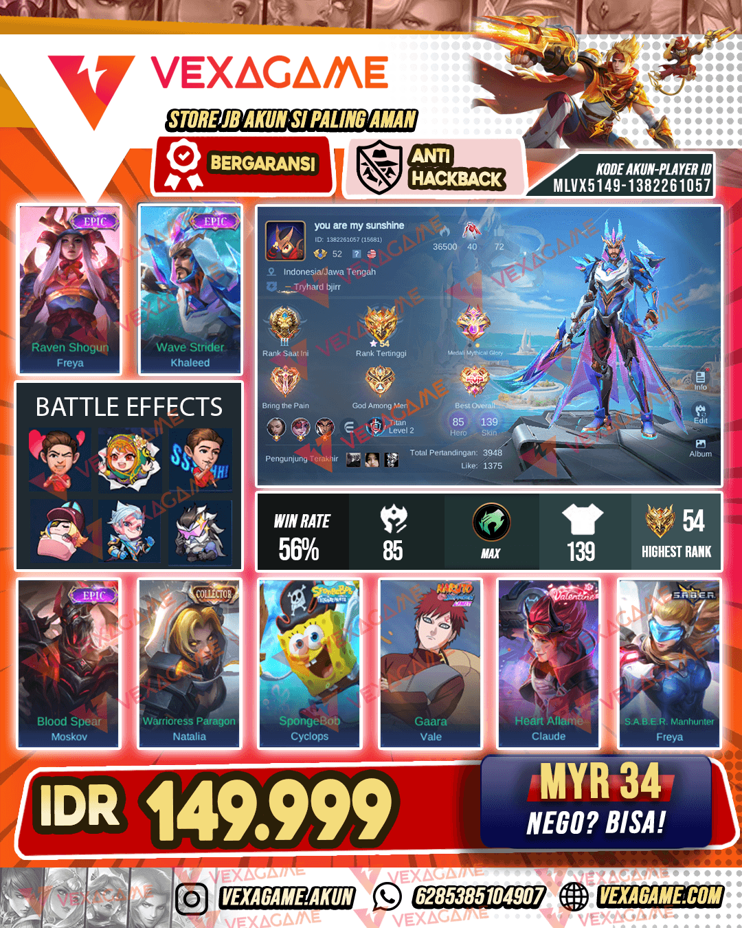 Khaled Epic | Freya Epic