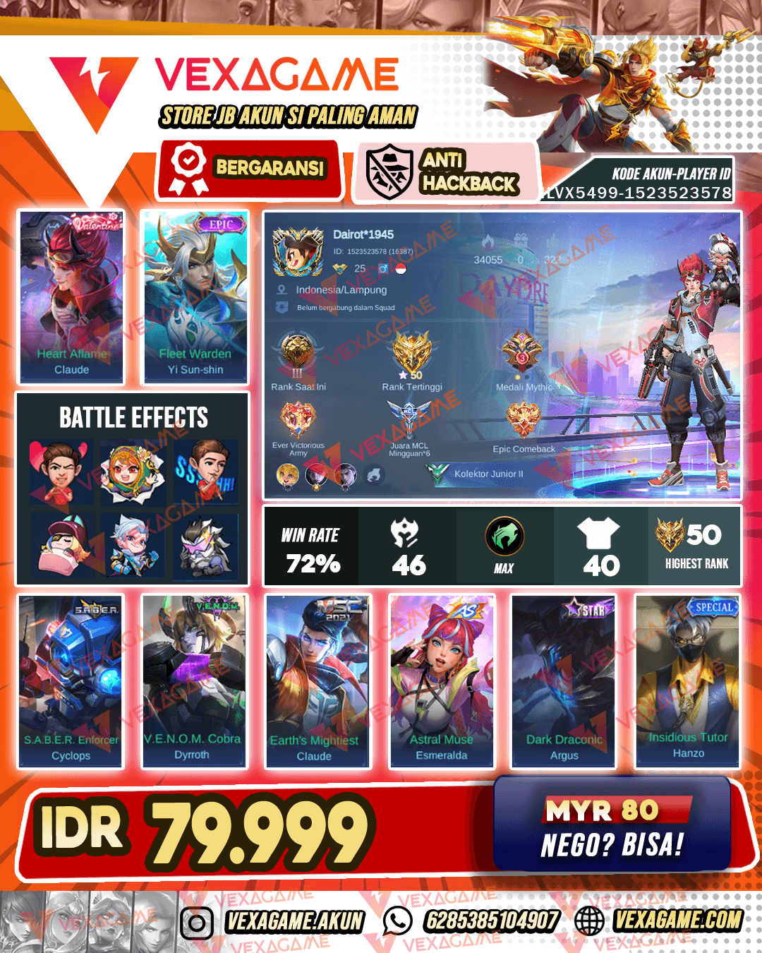 Claude Blazing | YSS Epic