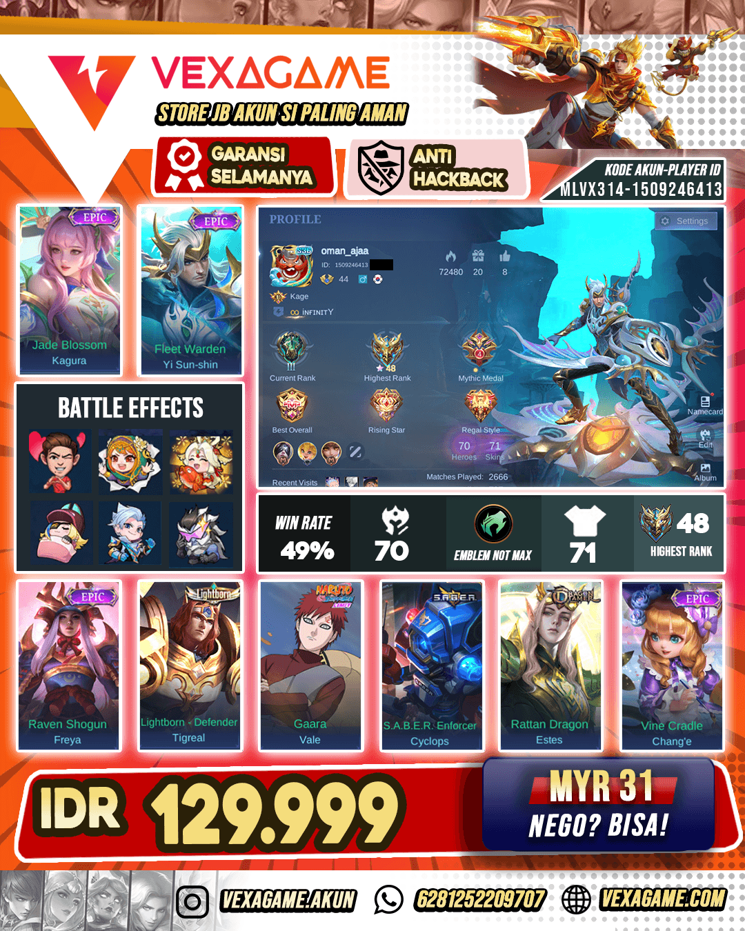 Akun Murah
