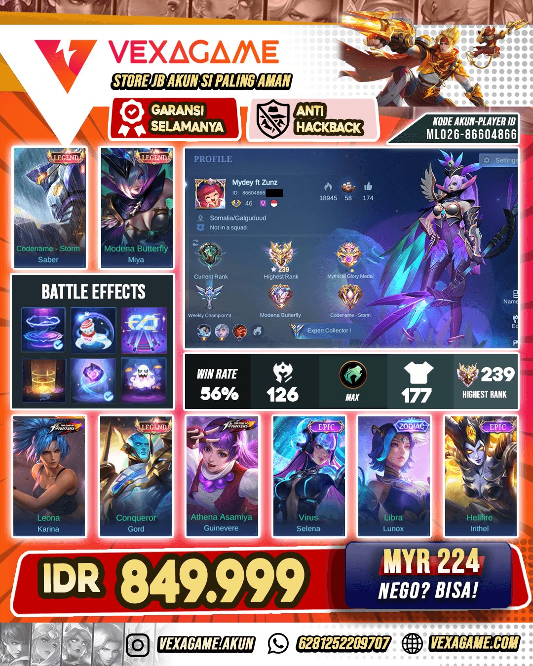 Miya Legend | Ex Immortal 239