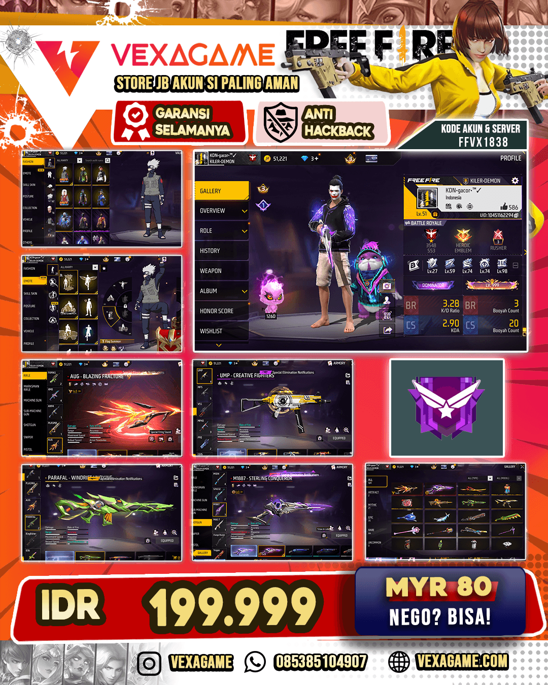 2 EVO | BUNDLE KAKASHI | VAULT 110++ | CN ON