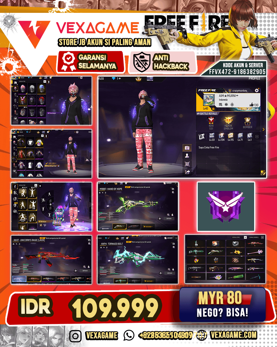 SG LUMUT | AK47 LAVA | VAULT 33