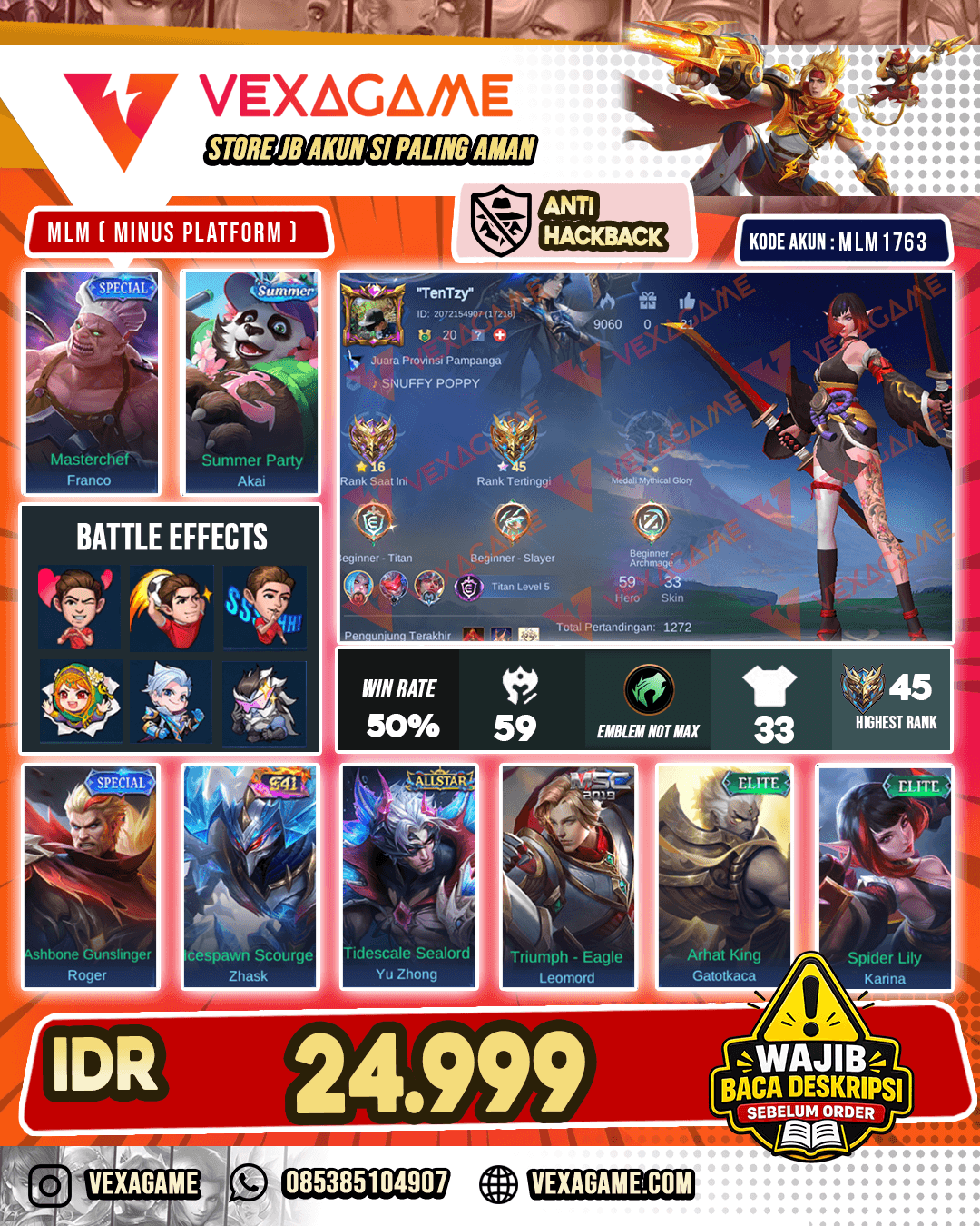 Akun Murah Harga Pelajar