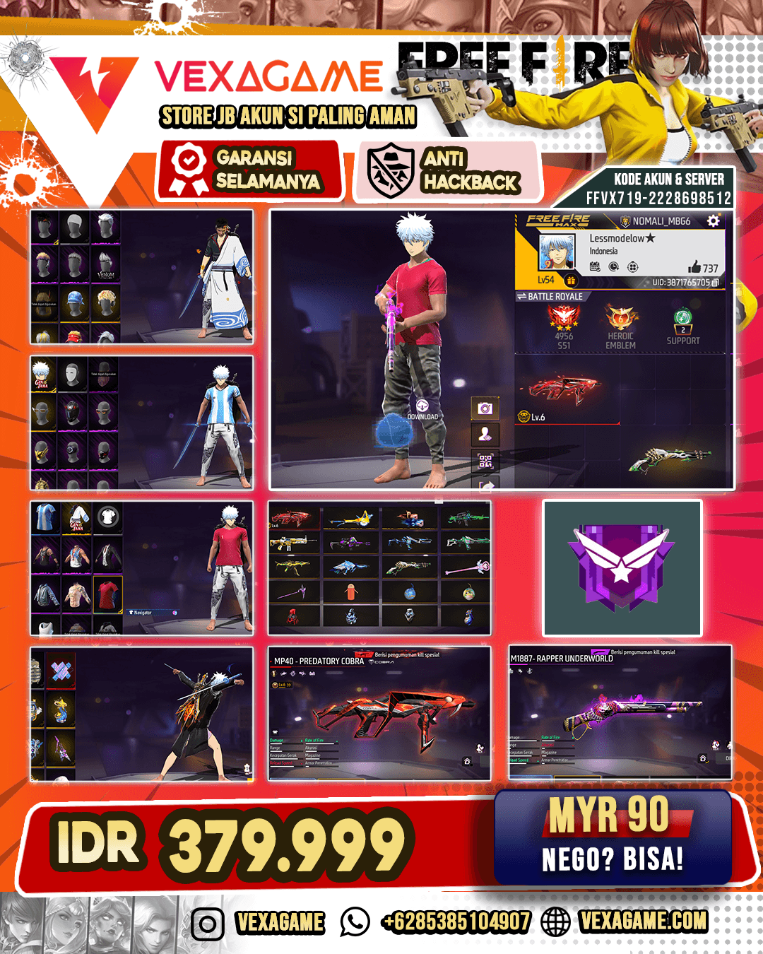 1 EVO OTW MAX | SG RAPPER SG LUMUT | VAULT 100