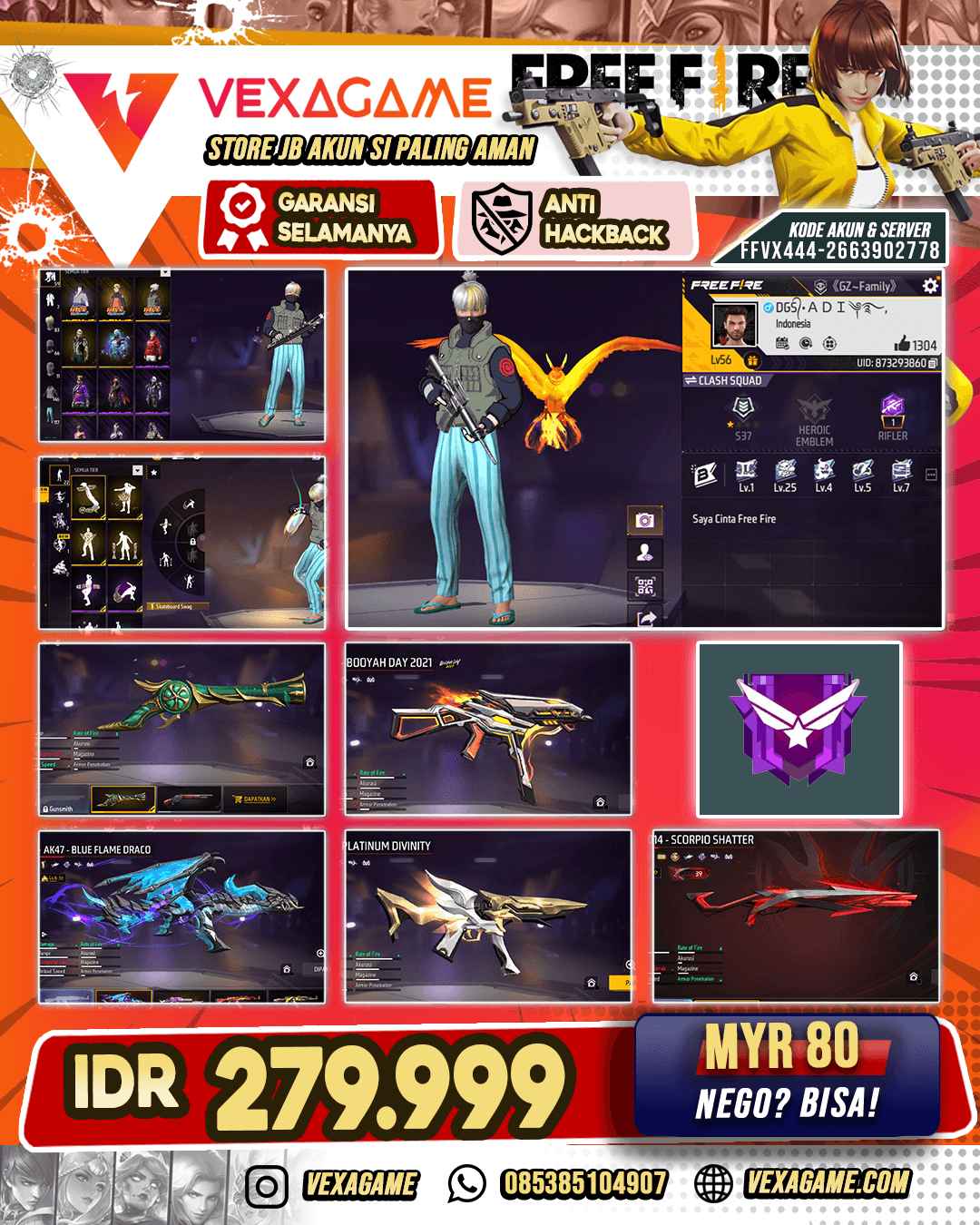 4 EVO 1 OTW MAX | SG LUMUT | VAULT | 140++