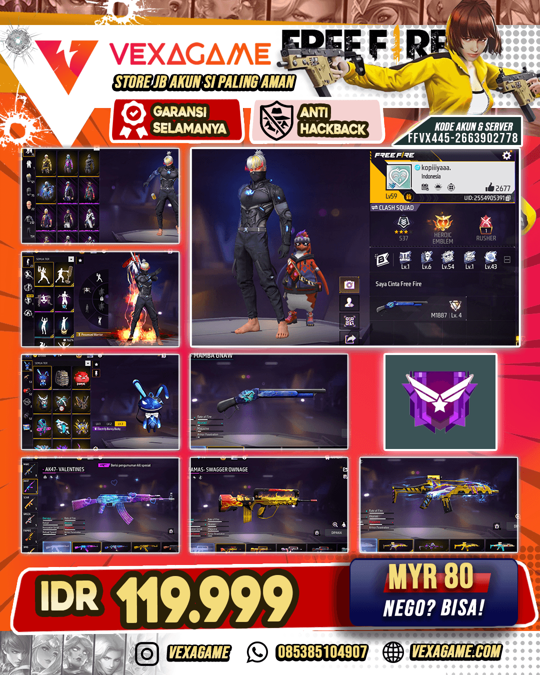 AKUN MURAH VAULT OTW 300