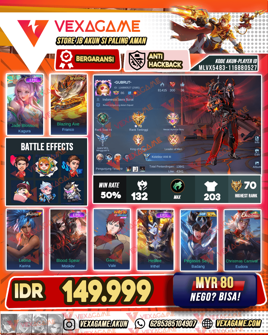 Moskov Epic Emblem + Hero MAX