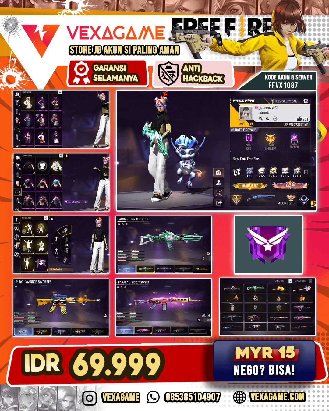 SG MAMBA | AN94 INCUBATOR | XM8 INCUBATOR | PARAFAL SICKLY | VAULT 60+