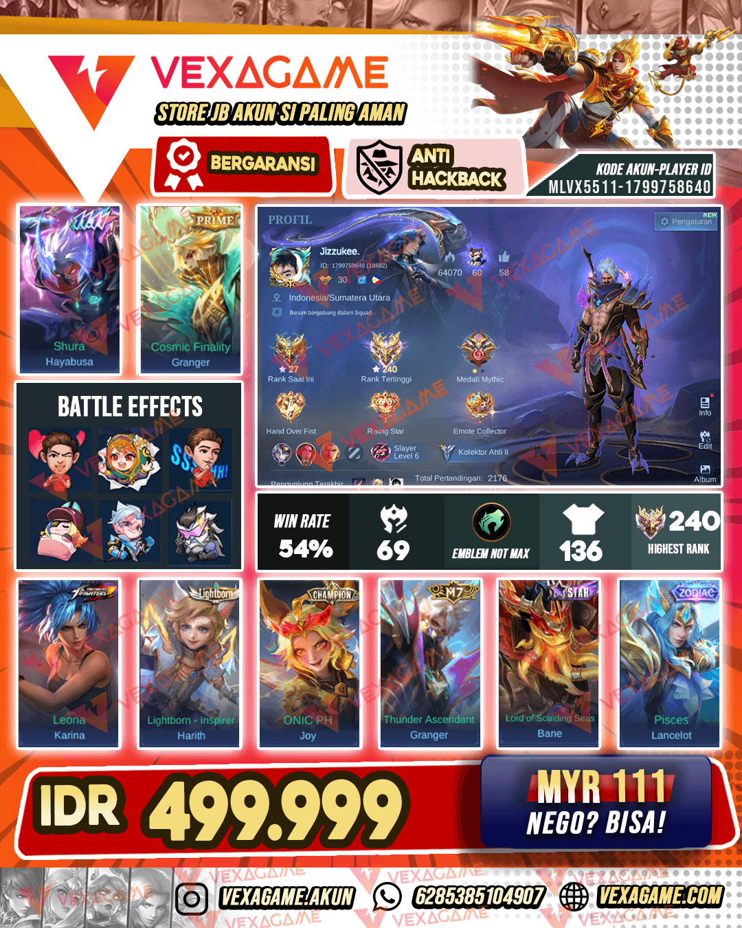 Hayabusa Shura | Joy Champions | Ex Immortal