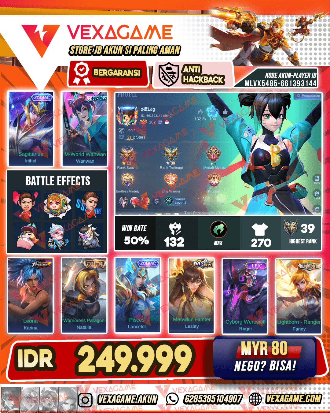 Wan Wan Mworld | Irithel Zodiac | ALL MAX