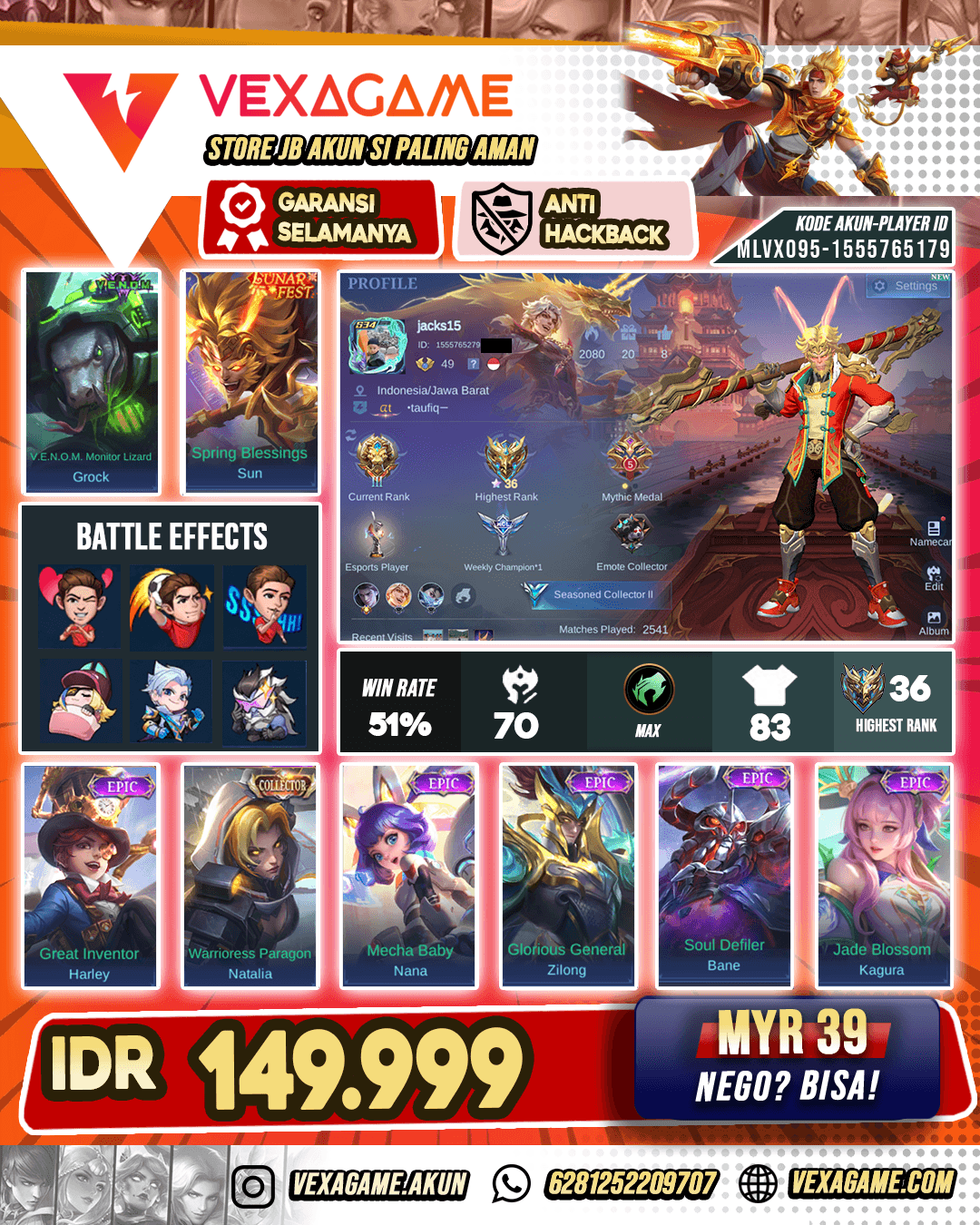 Akun Murah Pake Bgt