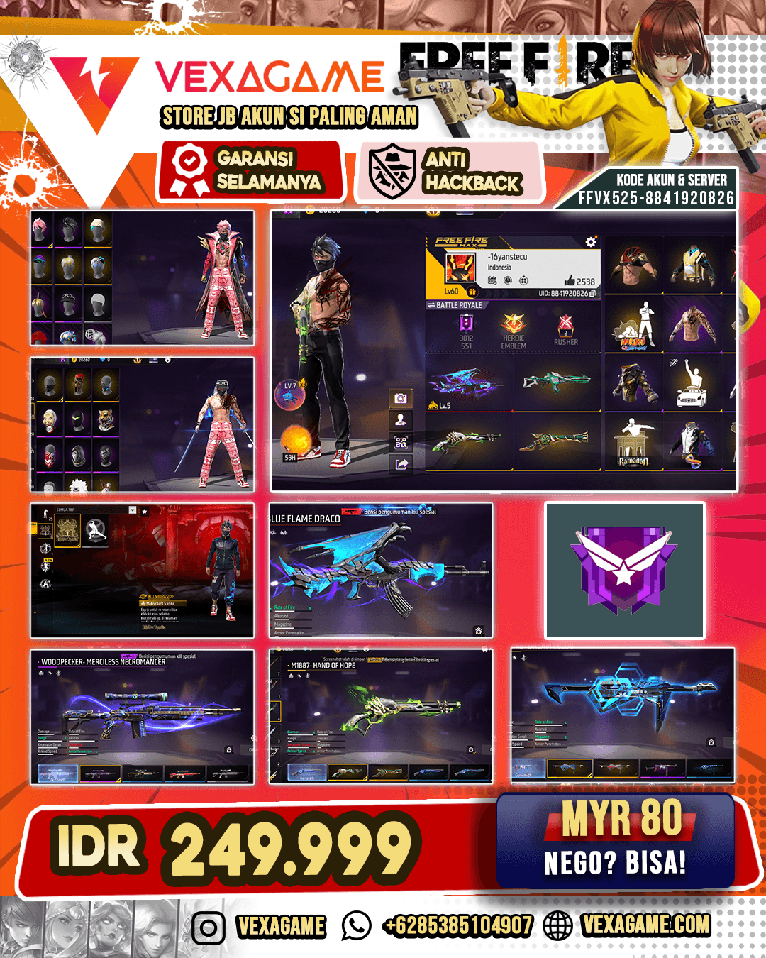 1 EVO | SG 2 RASA | VAULT 100++