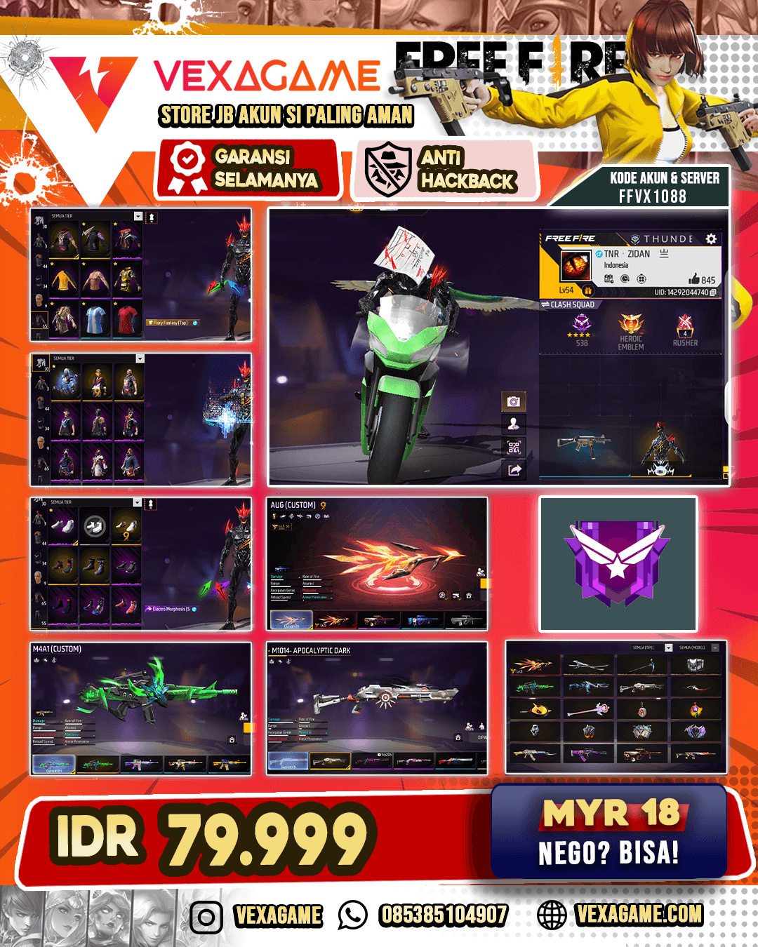 SG MAMBA | EVO AUG | SG PANJANG INCUBATOR | VAULT 60+