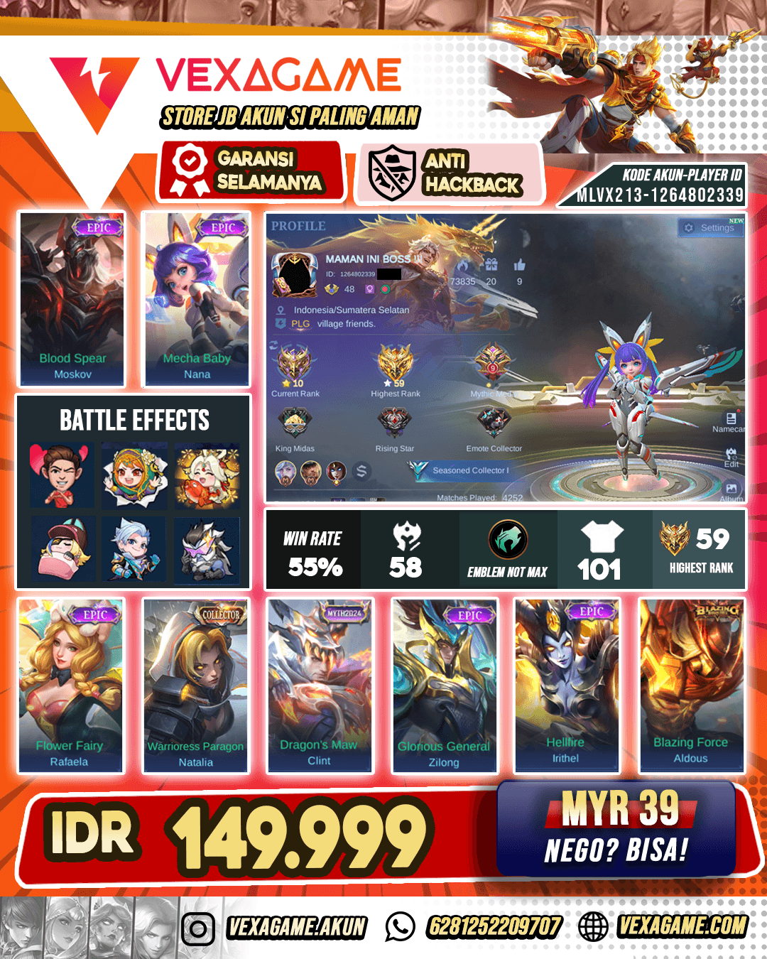 Nana Epic Murah