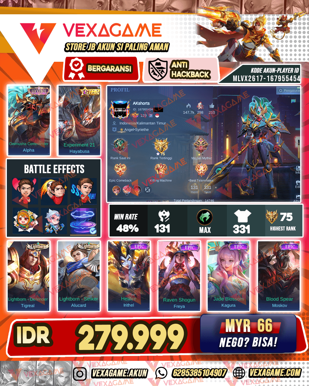 Alpha LuckyBox | Recal Tas Tas | Emblem + Hero MAX