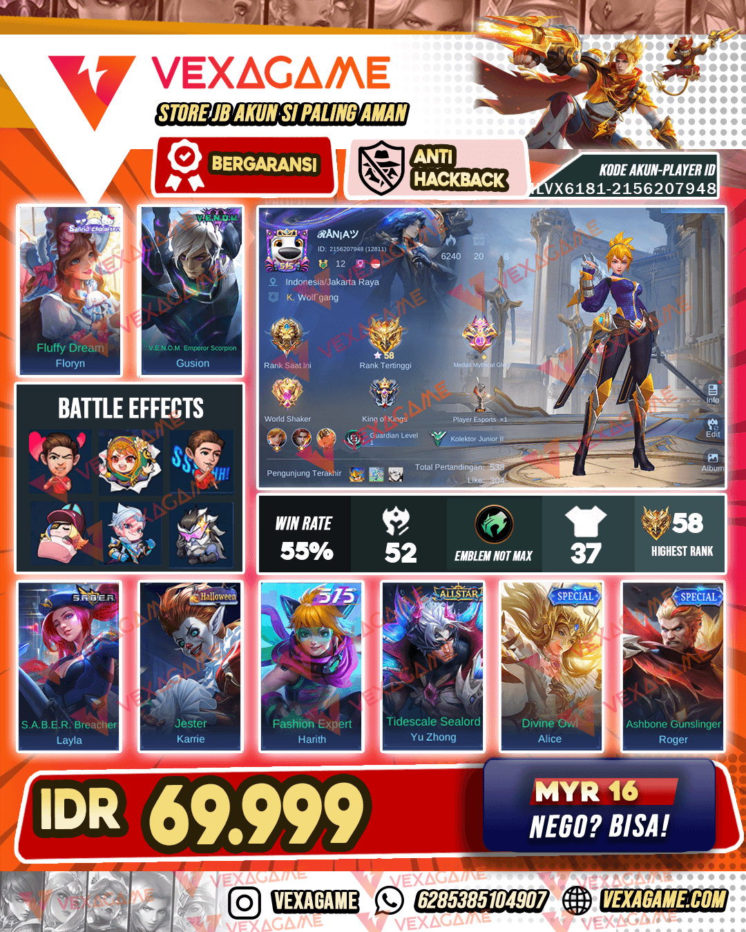 Akun Murah Harga Pelajar