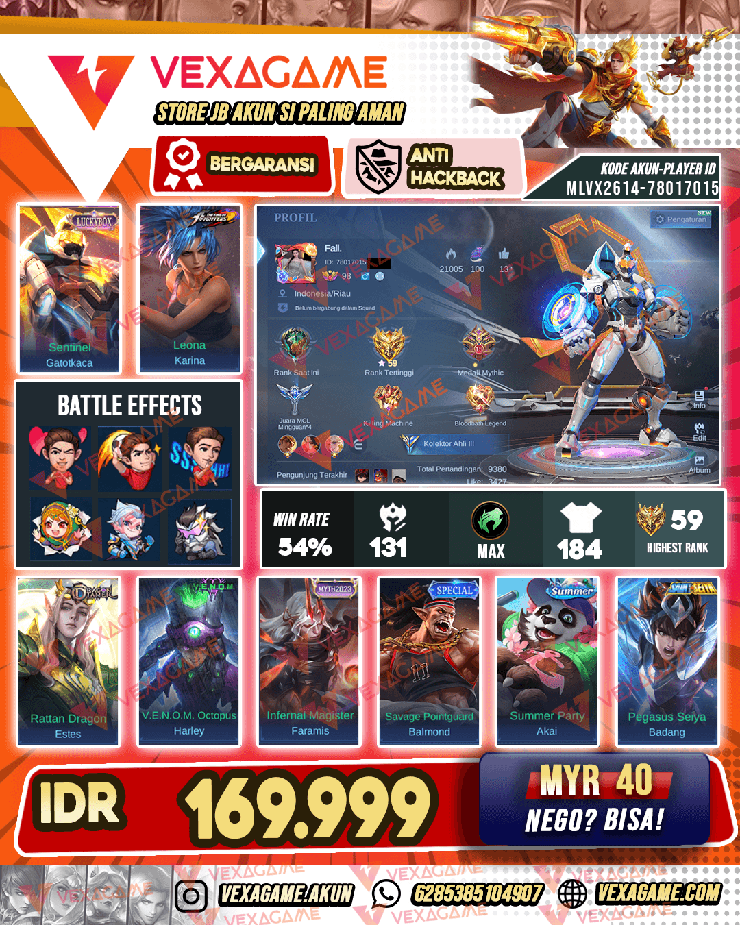Gatotkaca LuckyBox | Emblem + Hero MAX