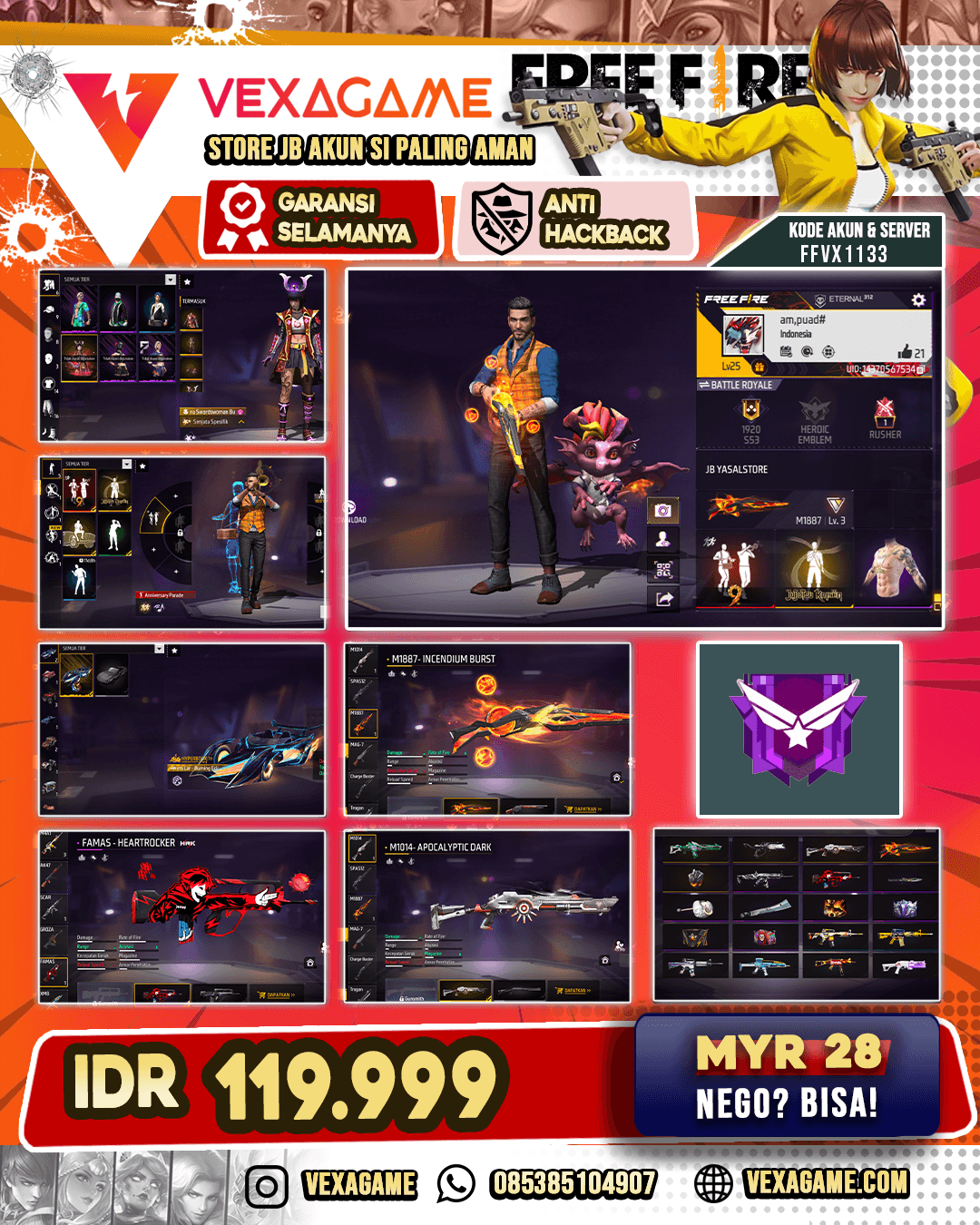 SG METEOR | SG PANJANG INCUBATOR | FAMAS HEARTROCKER