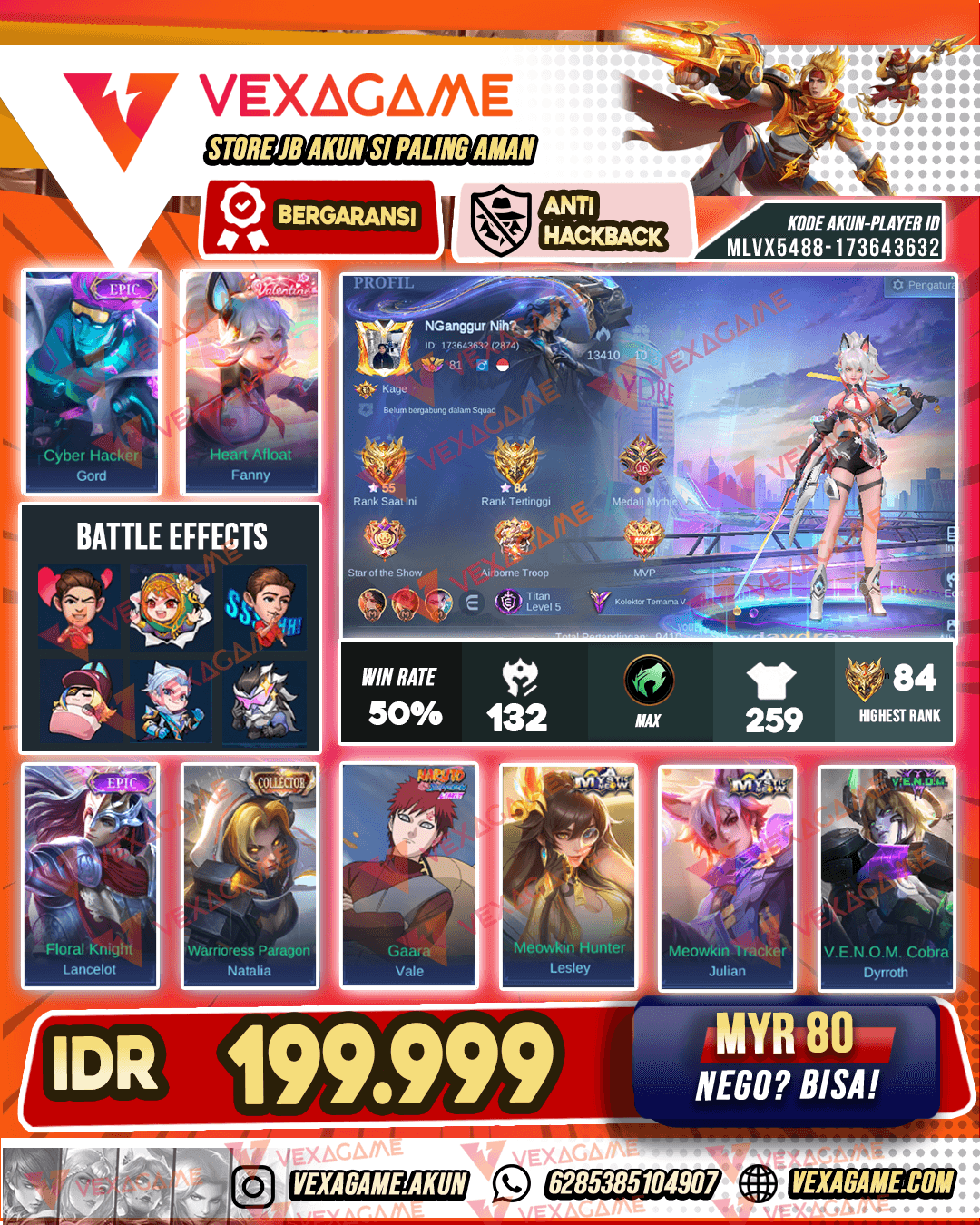 Fanny Valentine | Emblem + Hero MAX