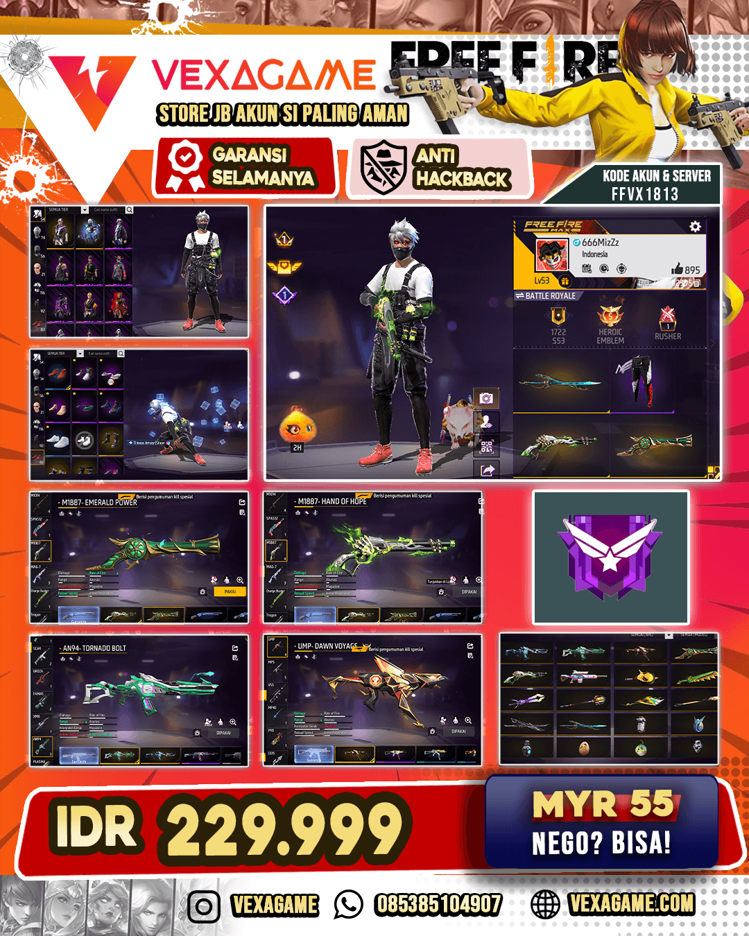 SG 4 RASA | SG LUMUT | SG TEROMPET | VAULT 100++ | NYEKER ON