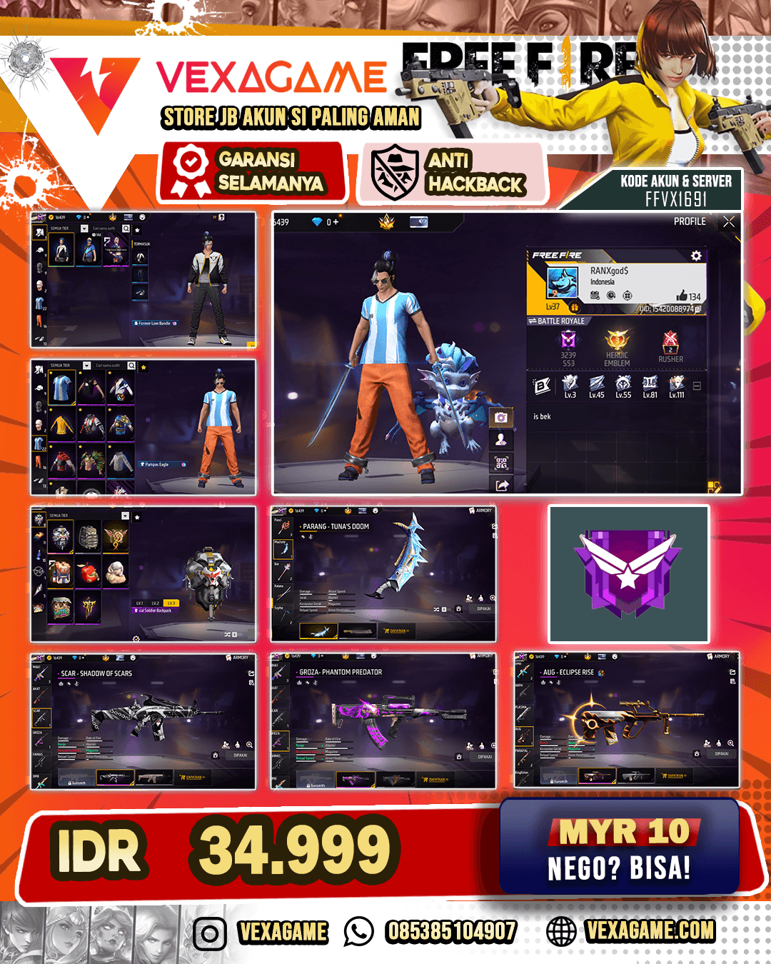 Akun Harga Pelajar Murah Meriah