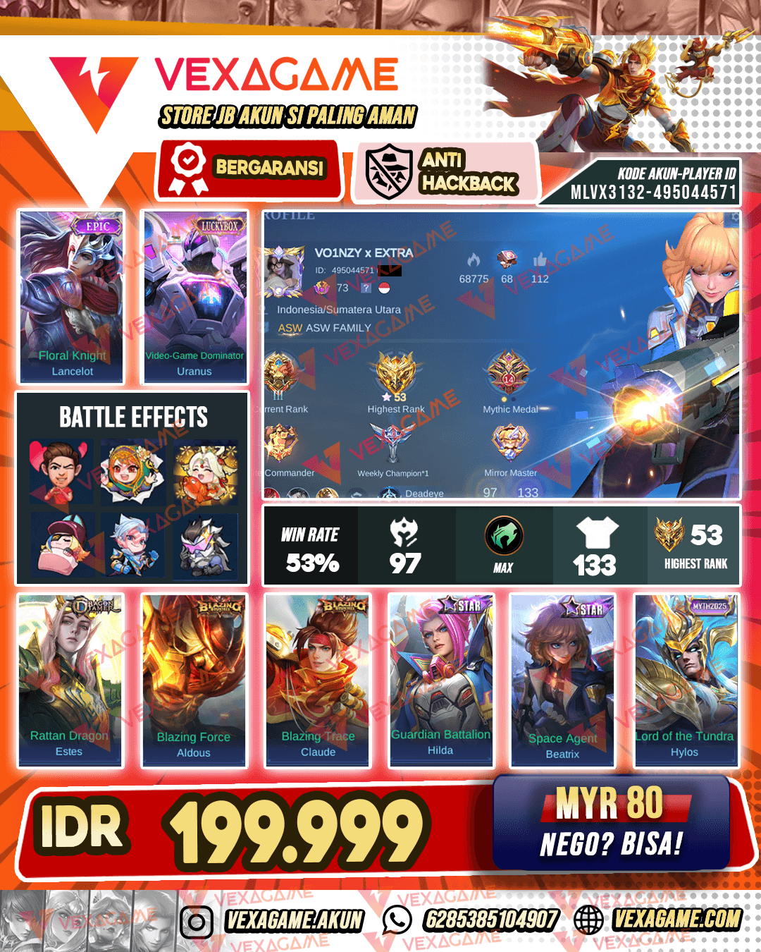 Starlight Februari ON | Emblem MAX