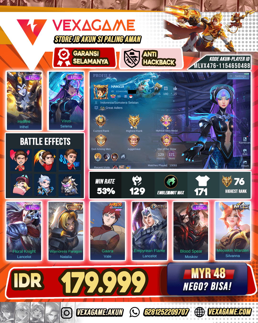 Selena Epic | Hero + Emblem Max