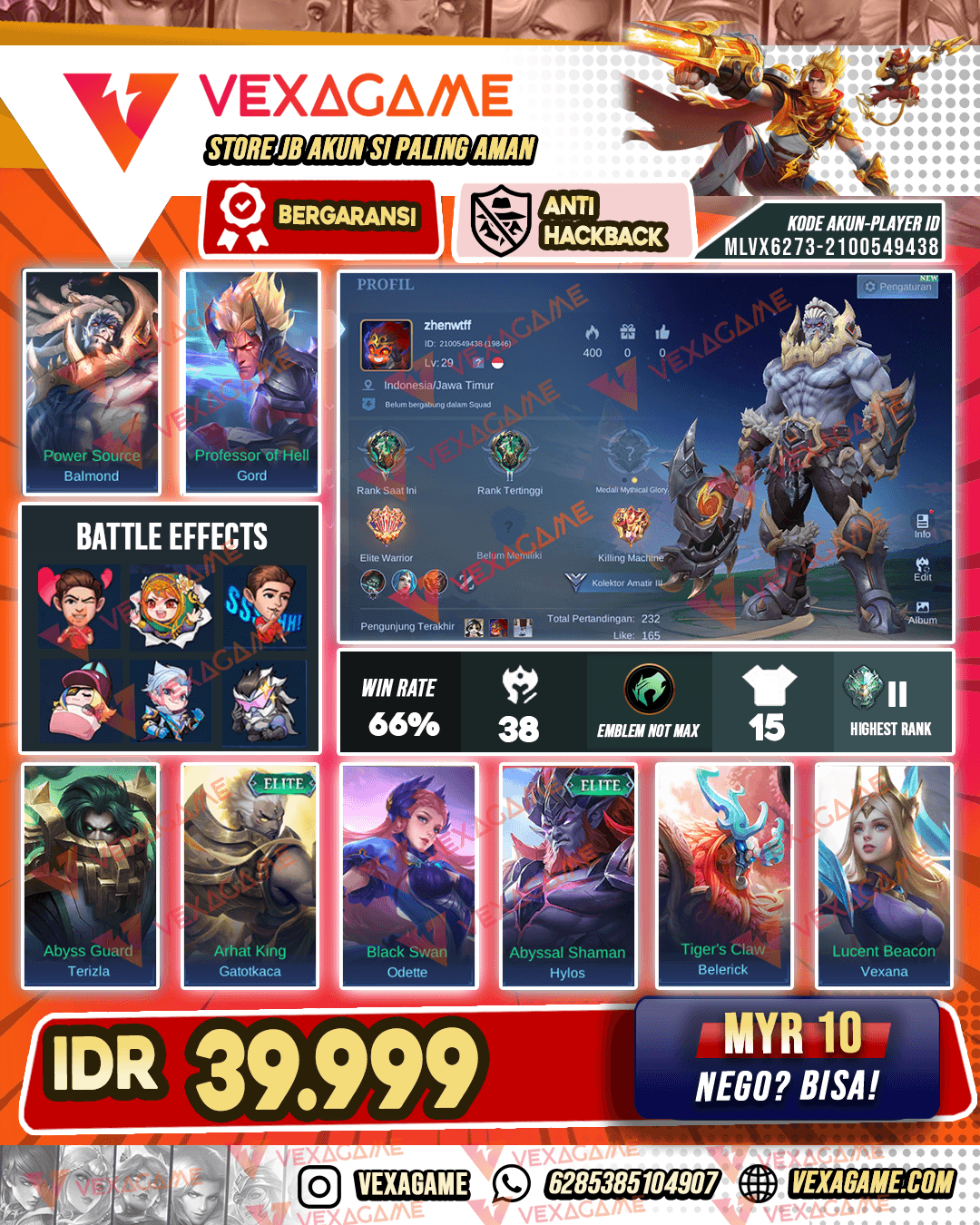 AKUN MURAH MERIAH