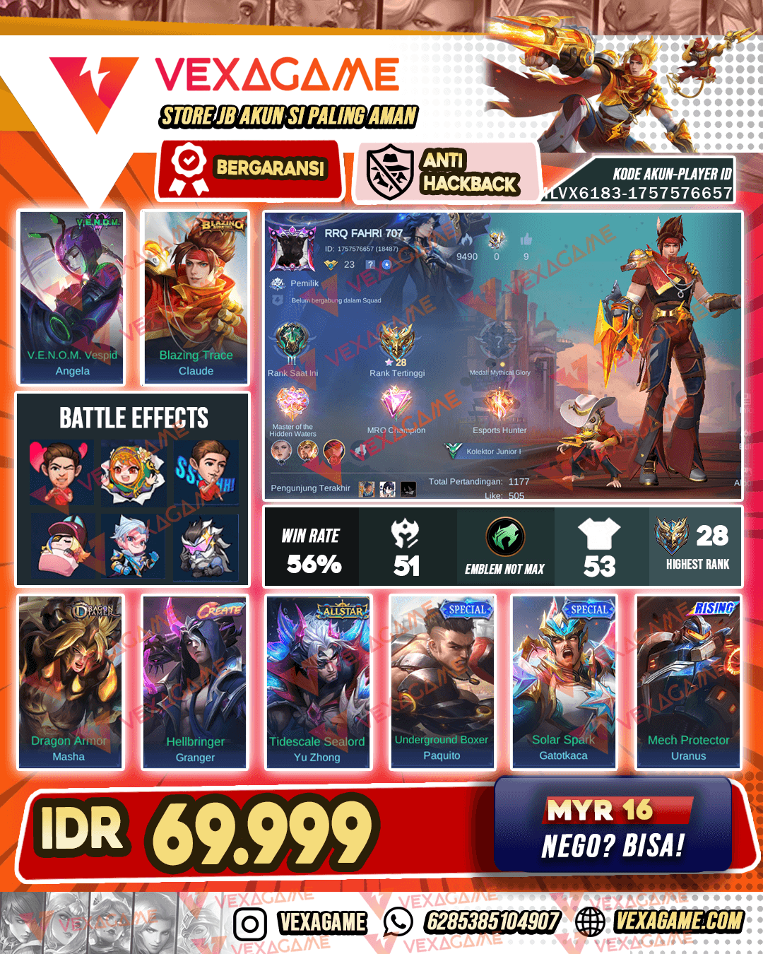 Akun Murah Harga Pelajar