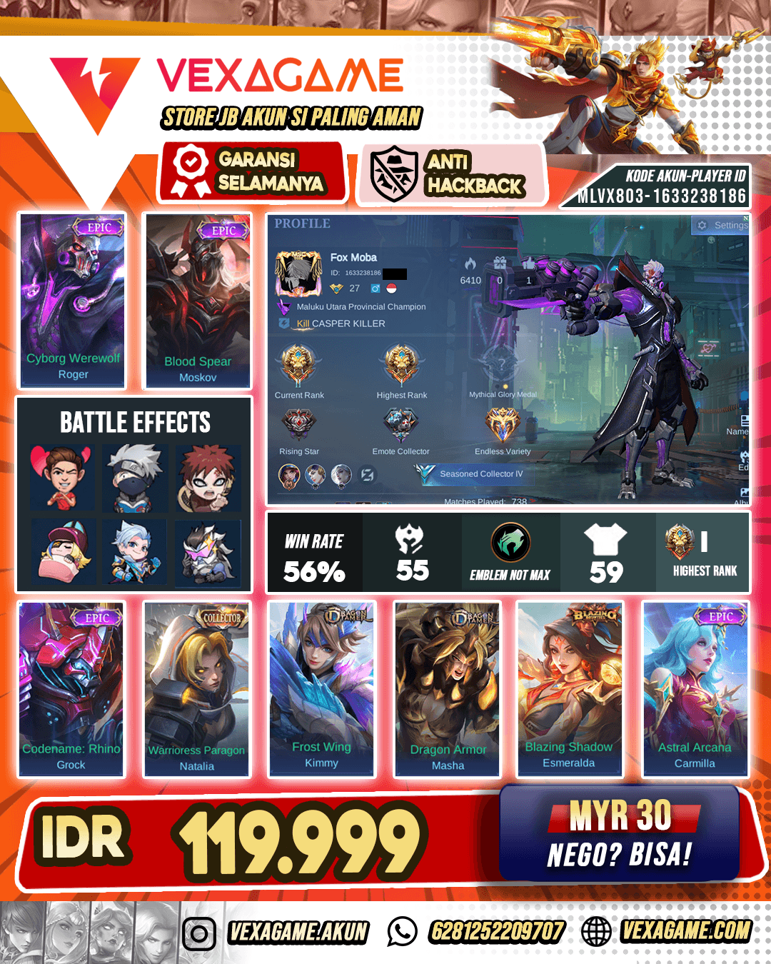 Roger Epic Murah (mau buat giveaway)