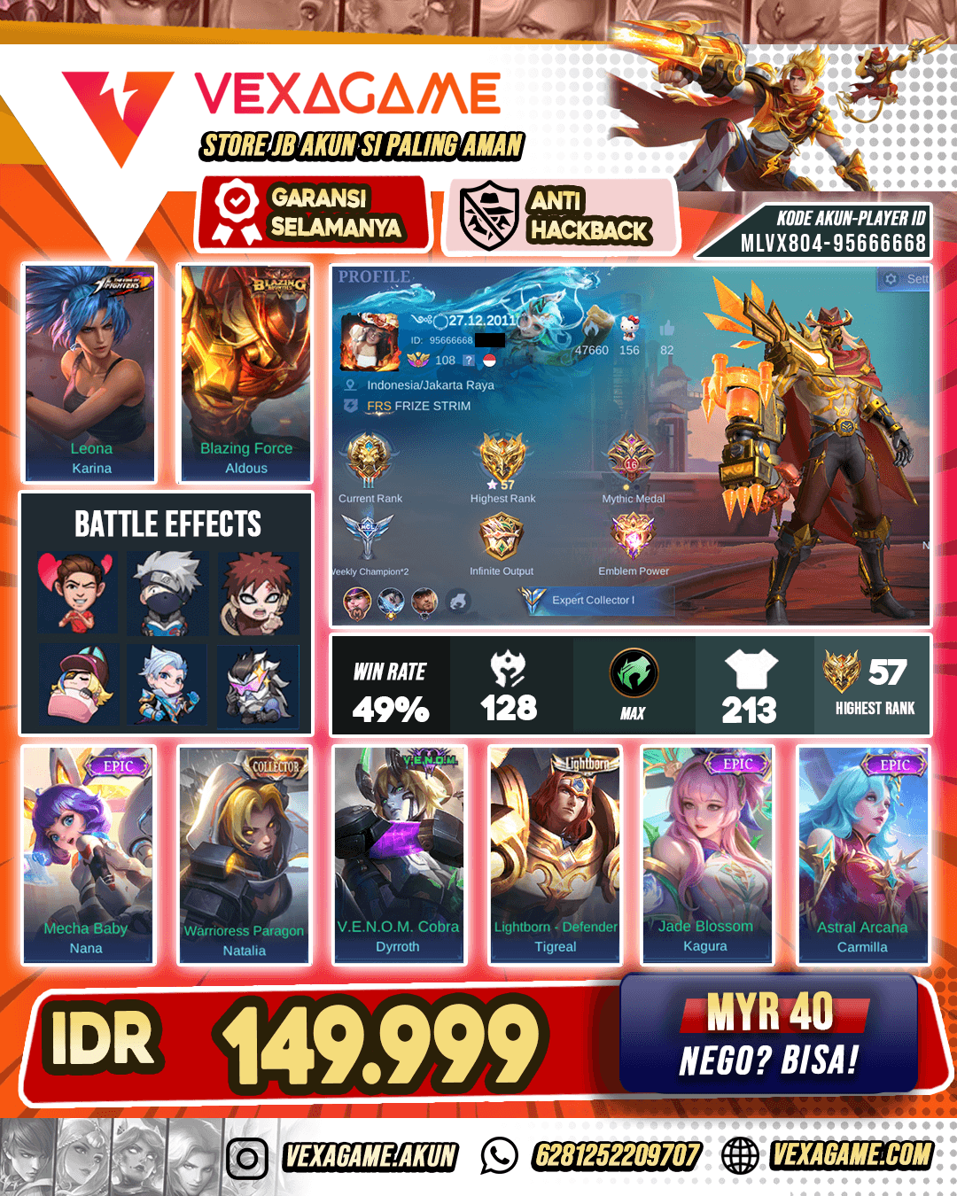 Aldous Blazing X Freya Epic