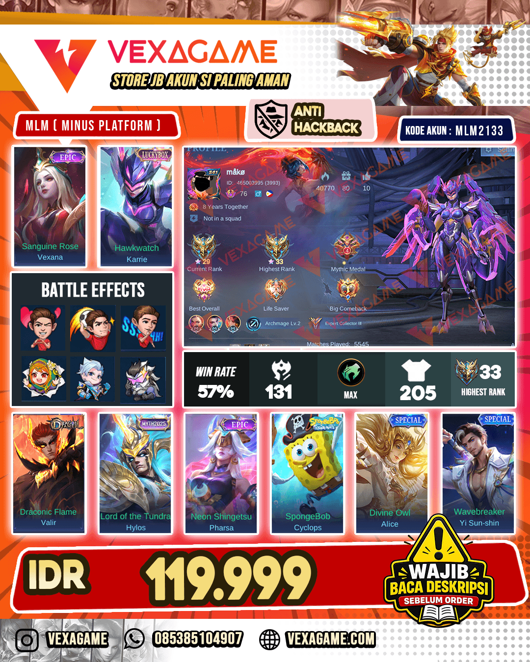 Karrie Luckybox |  Vexana Epic