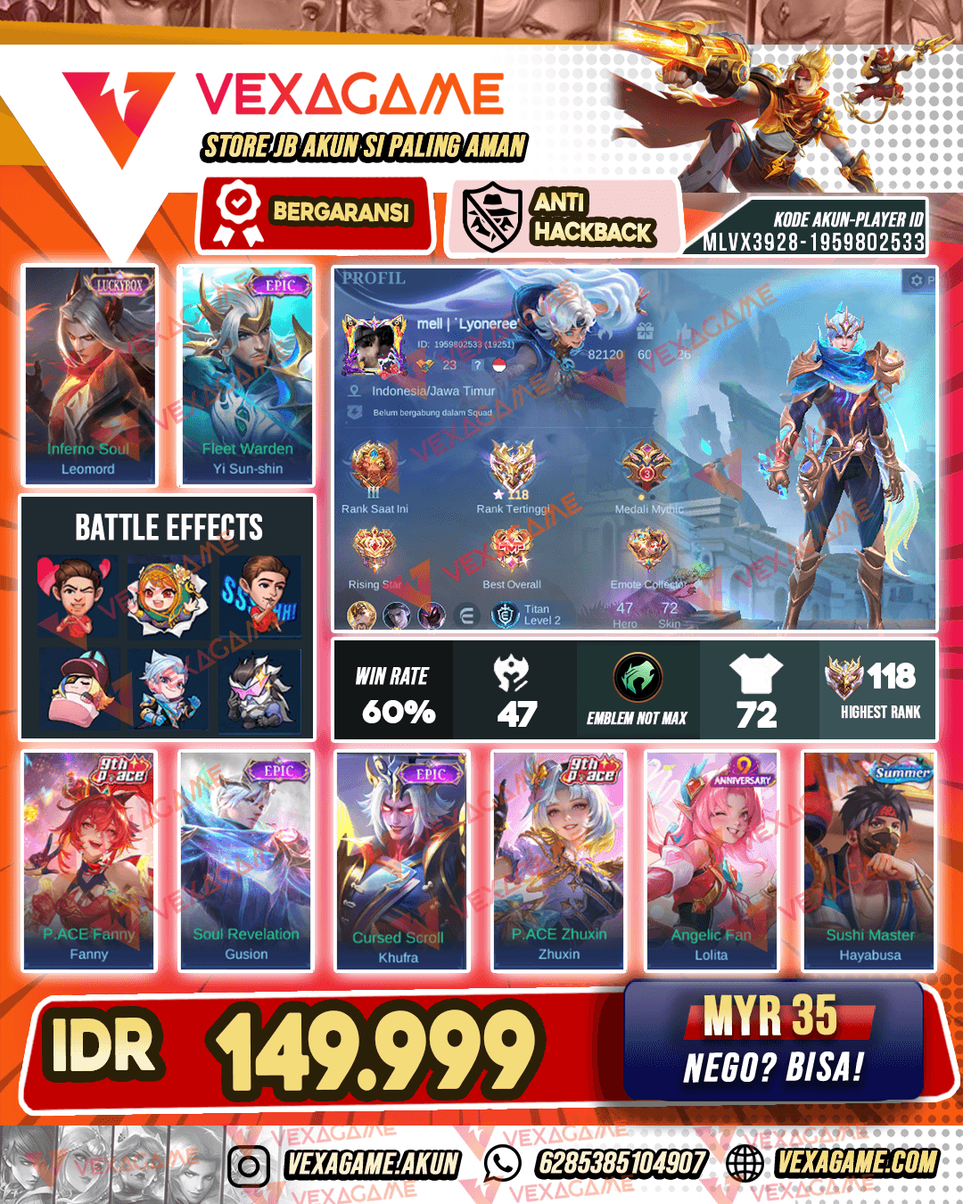 Leomord Luckybox | Ex Immortal