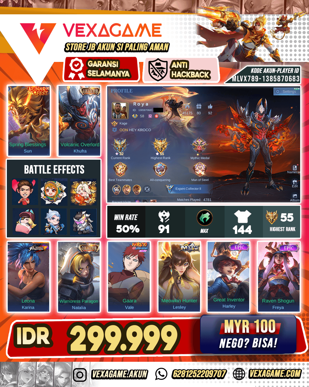 PROMO SPESIAL !! Kufra Collector
