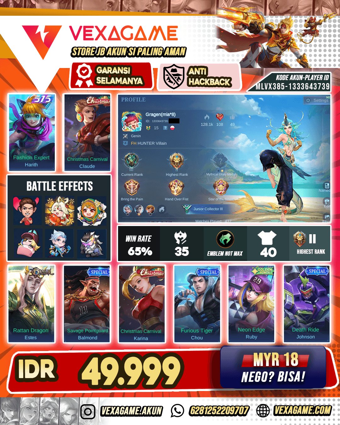 Akun Murah Banget