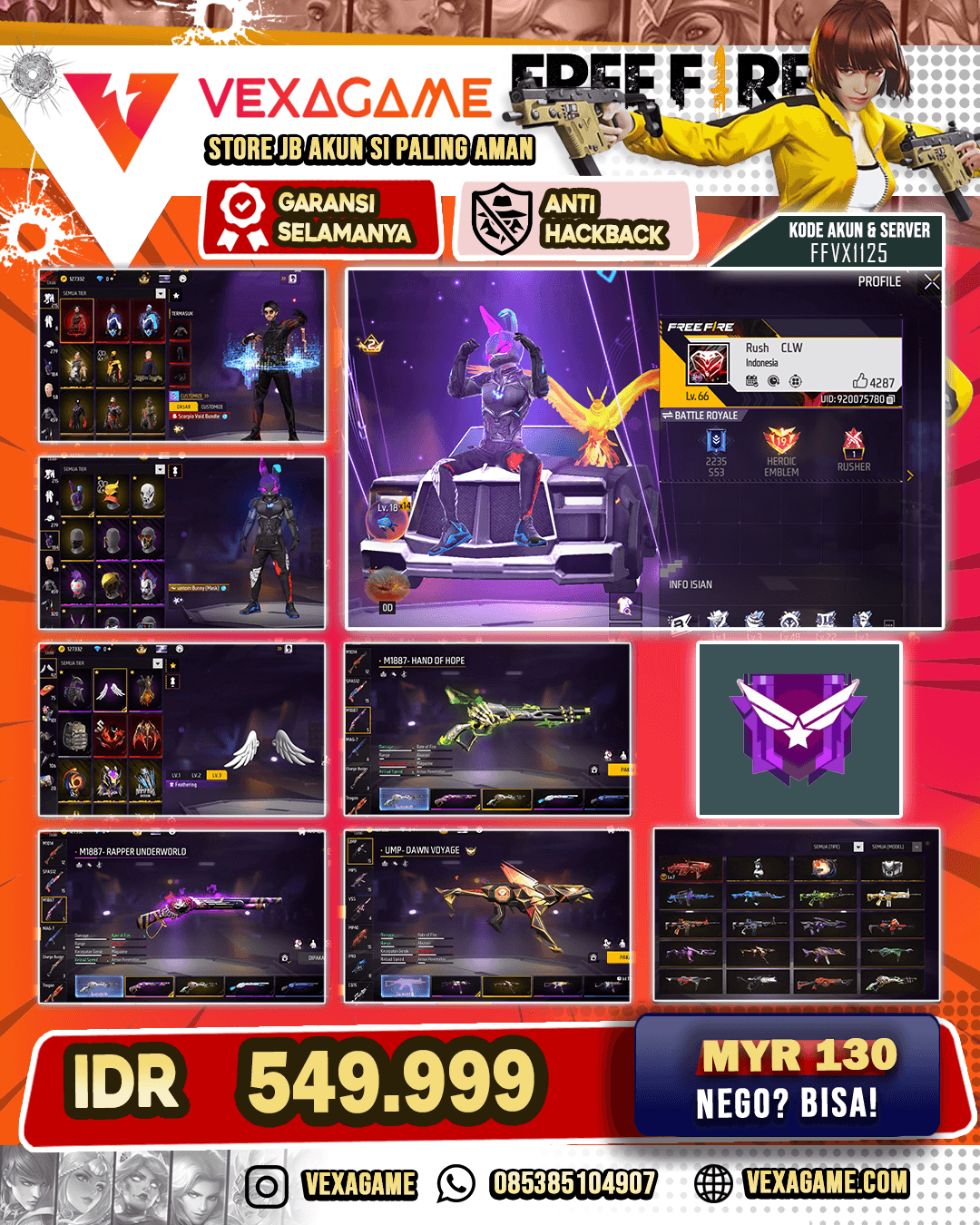 SG REAPER X SG LUMUT | EVO MP40 MAX | VAULT 400+