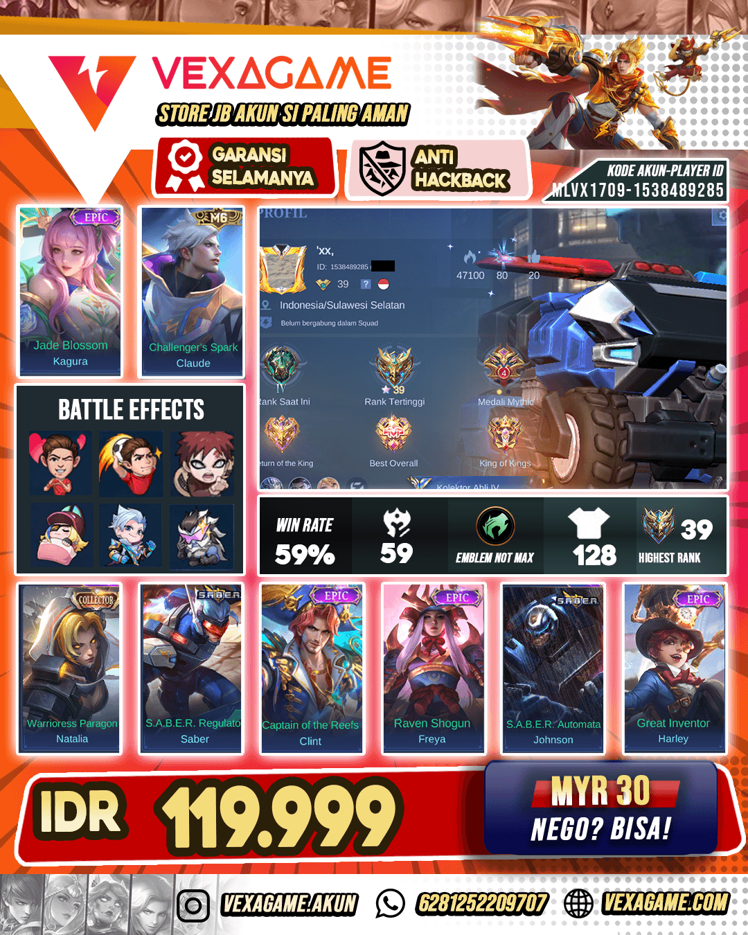 Kagura Epic X Claude M6