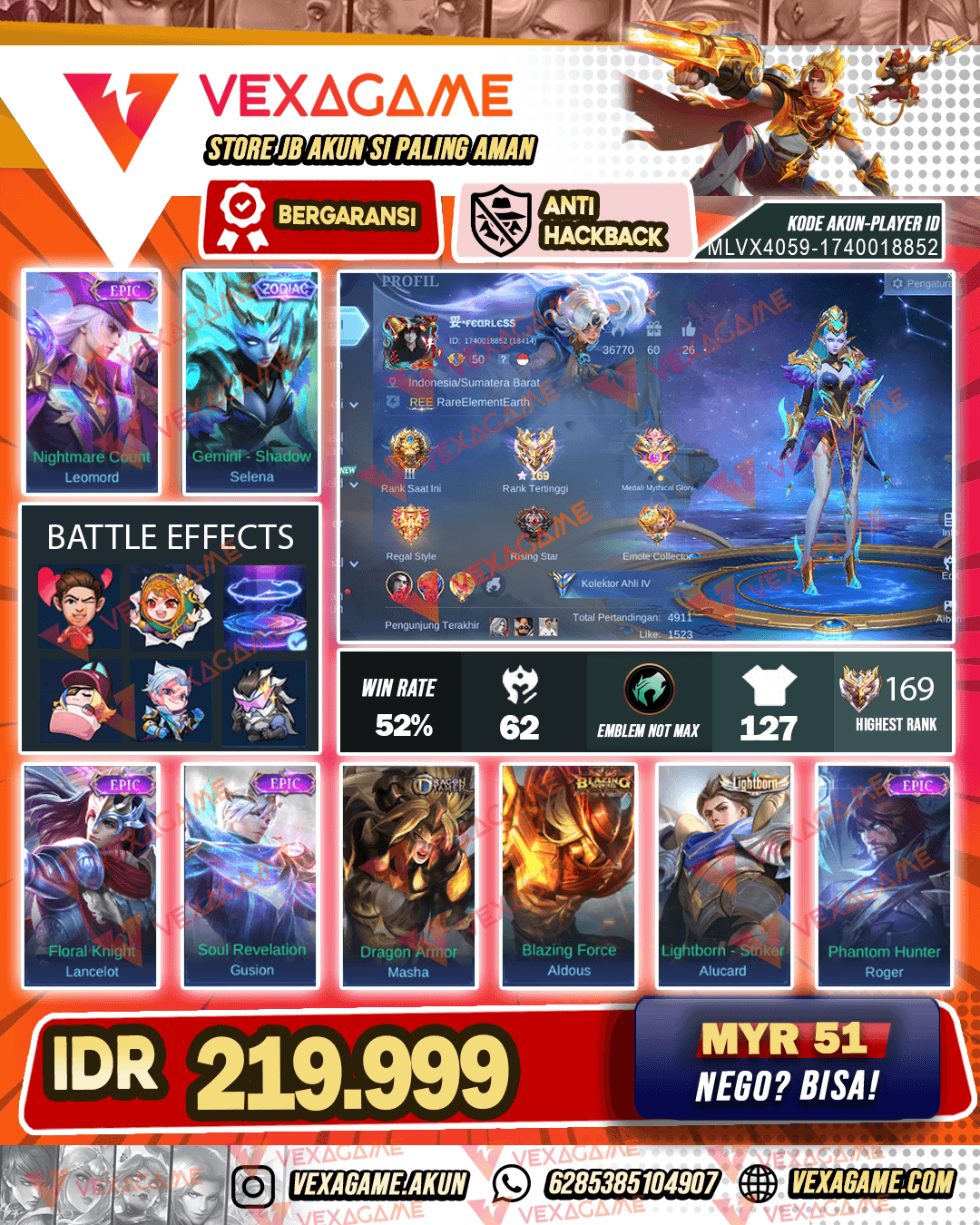 Selena Zodiac | Leomord Epic