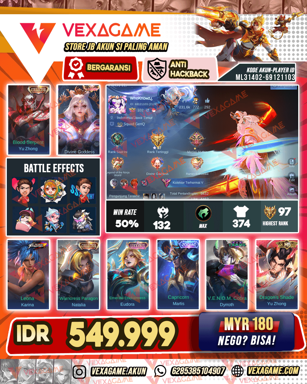 Lunox Legend | Yu Zhong Collector