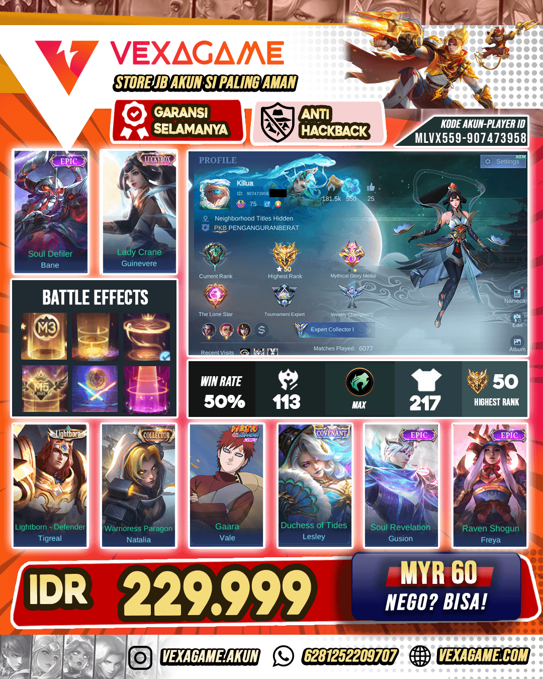 Guinever Lucky Box X TAS TAS MERAH