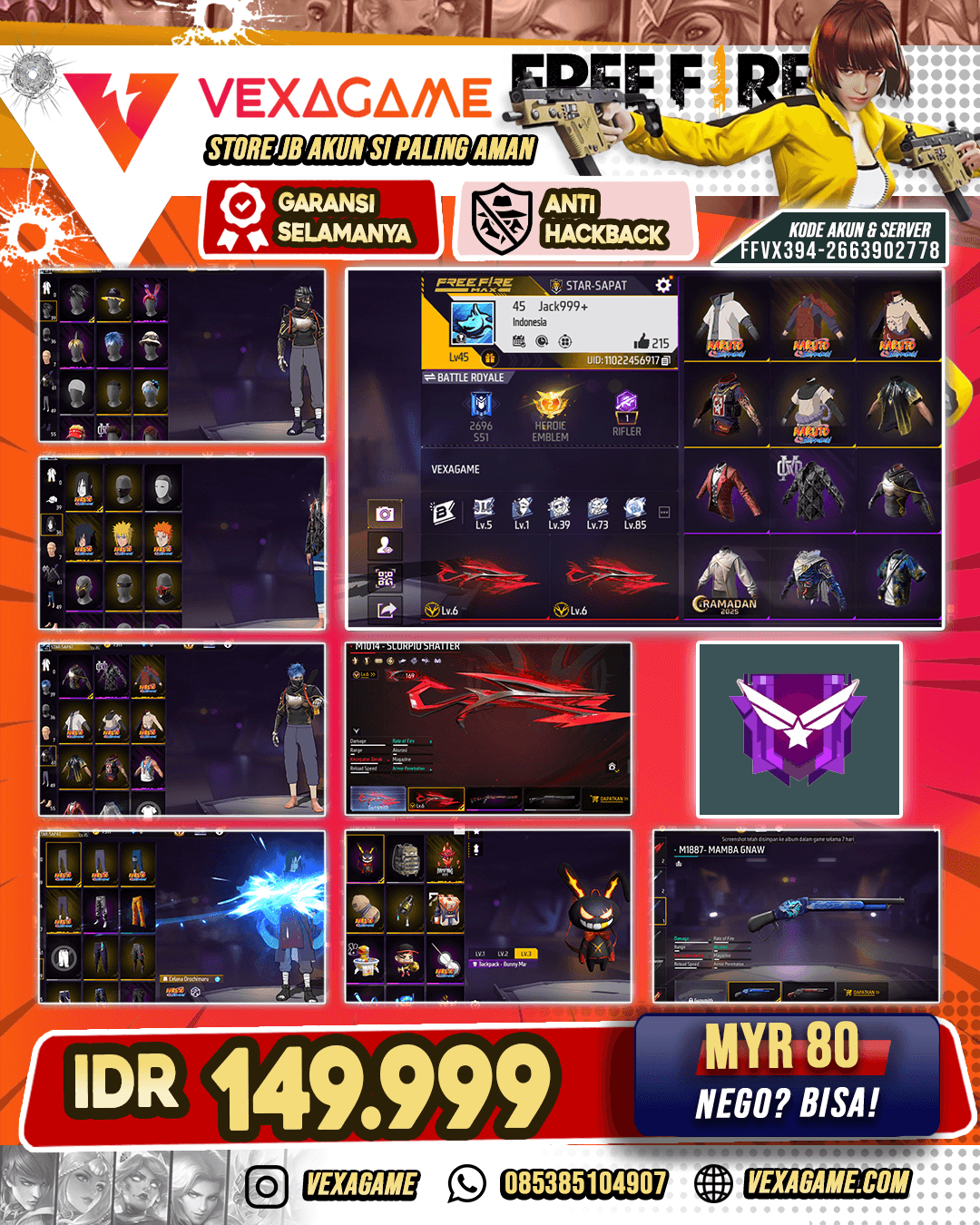 SG Panjang evo lv 6
