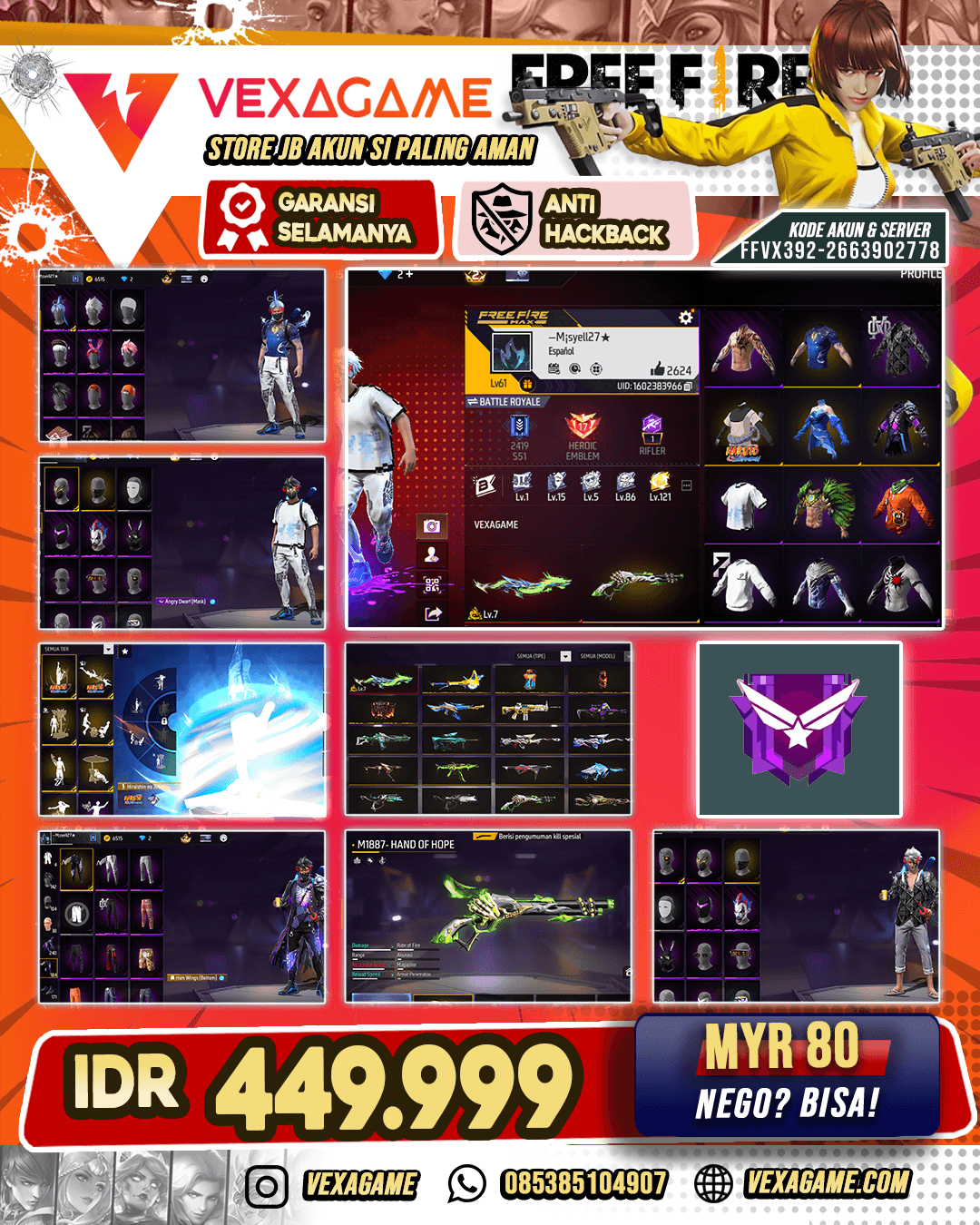 Prafal EVO MAX | SG Lumut | Vault Semi Ghoib
