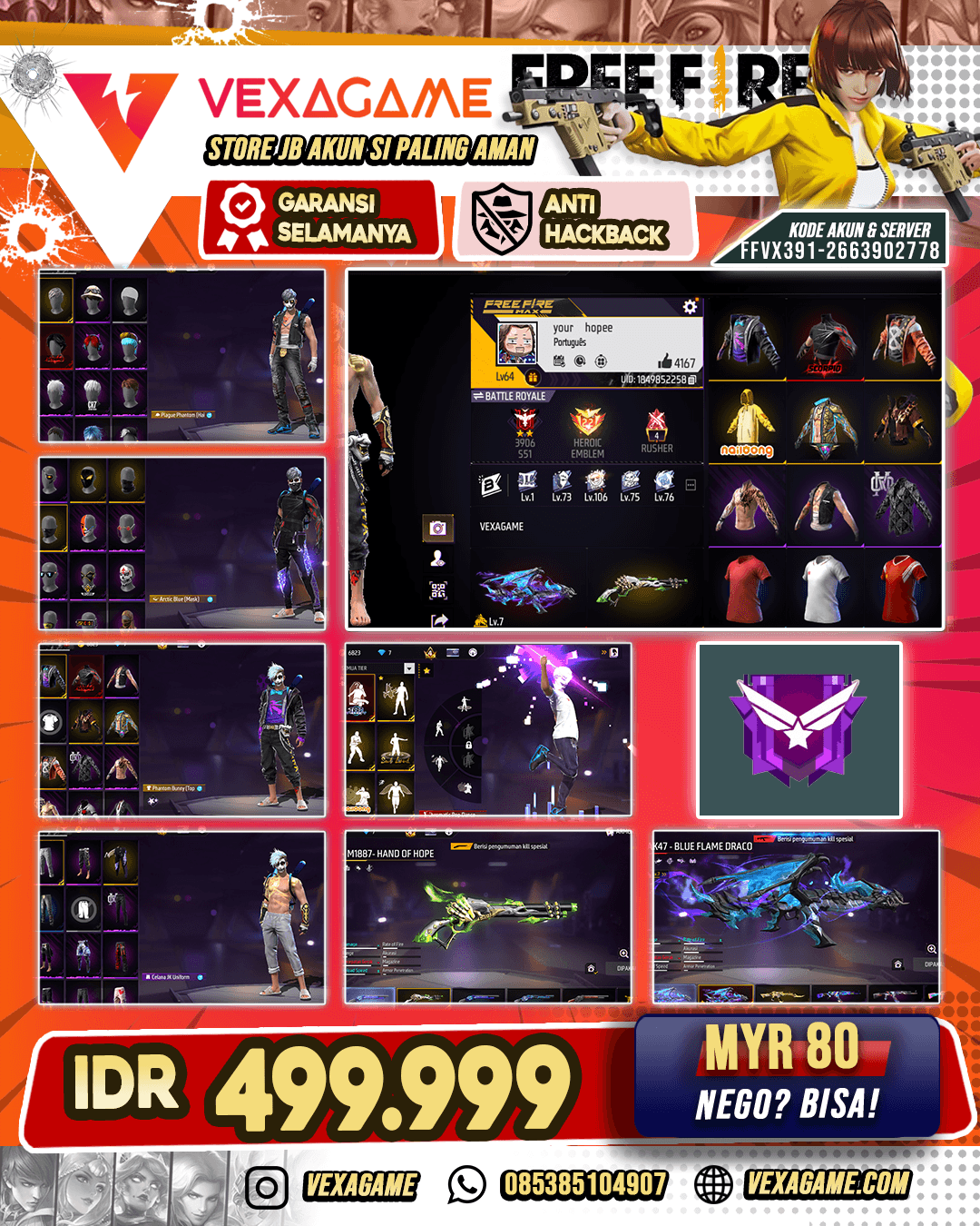 AKA EVO MAX | Face Joker | SG Lumut | Vault TW 400