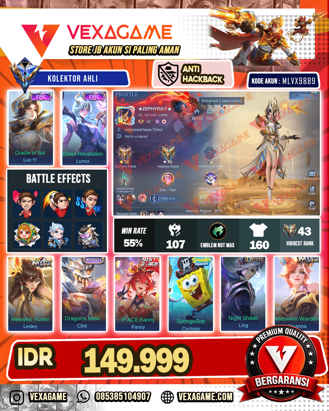 Luo Yi Epic | Lunox Epic