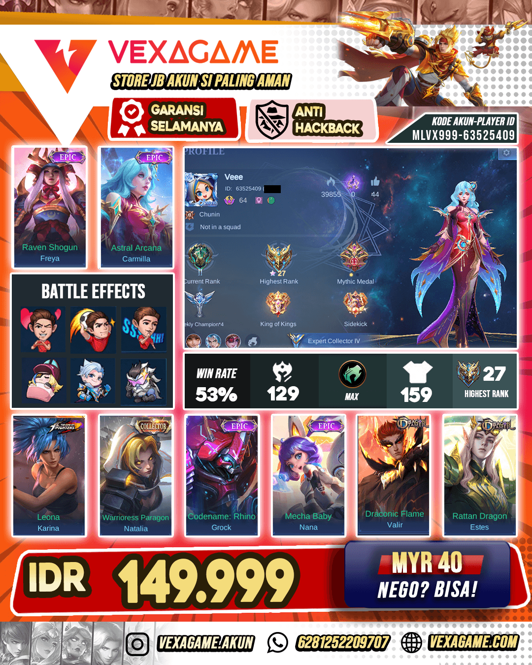 Carmilla Epic Murah