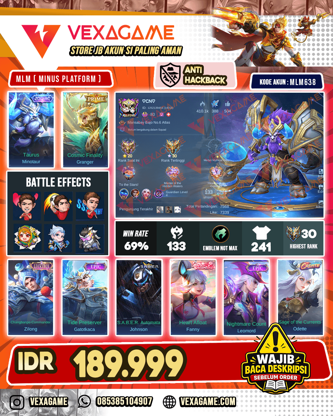 Minotaur Zodiac X Granger PRIME | Zilong Luckybox
